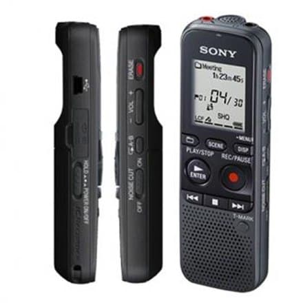 Sony | Digital röstinspelare | ICD-PX470 | Svart | MP3-uppspelning | MP3/L-PCM | 59 timmar 35 min | Stereo