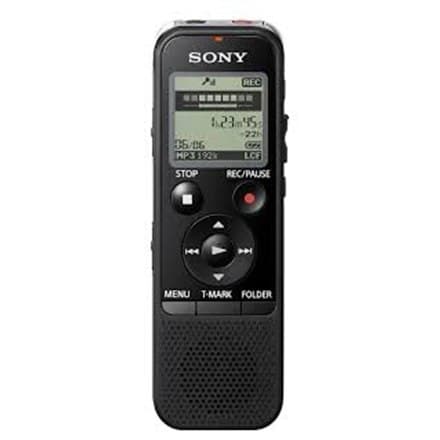 Sony | Digital röstinspelare | ICD-PX470 | Svart | MP3-uppspelning | MP3/L-PCM | 59 timmar 35 min | Stereo