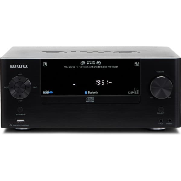 Aiwa MSBTU-500 mikroanläggning, svart