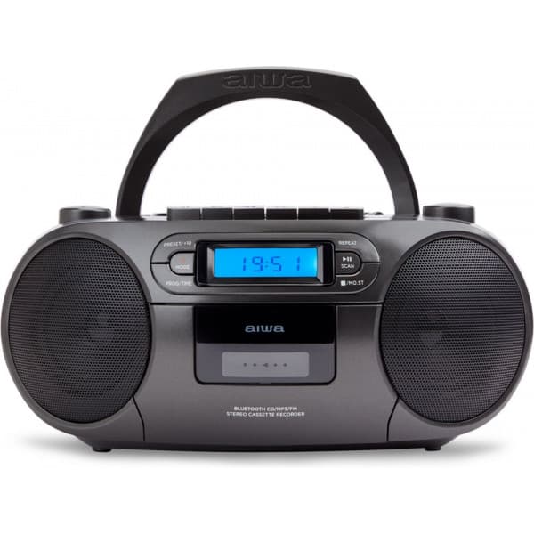 Aiwa BBTC-550BK boombox, sort