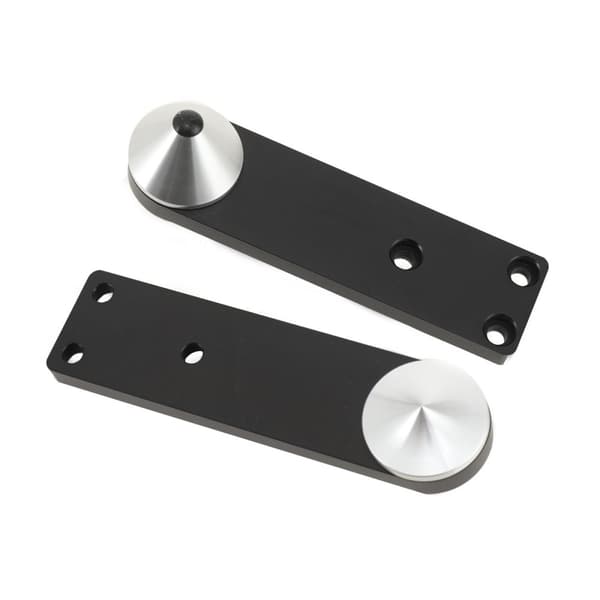 Högtalarisoleringfötter, Rent aluminiummaterial, Vibrationminimering, Enkel installation