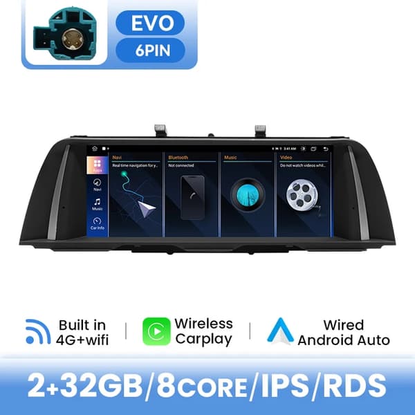 CarPlay, Langaton yhteys, AI-ääniohjaus, 8 Core-2G 32G EVO