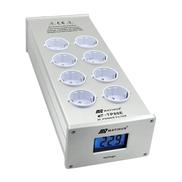 Effektregulator, brusfiltrering, överspänningsskydd, E-TP80EB