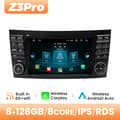Miniatyrbild 2 av 2: Trådlös Carplay bilradio, AI-röstnavigering, kompatibilitet med Mercedes Benz, 8GB RAM 128GB ROM