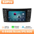 Miniatyrbillede 2 af 2: Trådløs Carplay bilradioafspiller, AI Voice Navi, Mercedes Benz kompatibilitet, 4GB RAM 64GB ROM