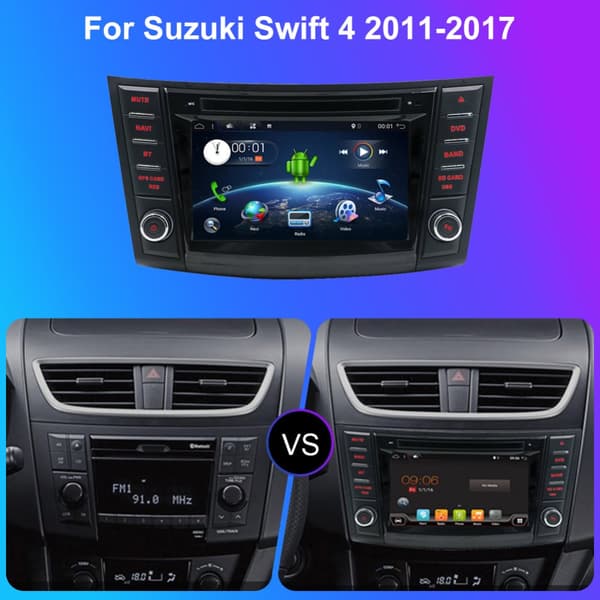 Bil Multimedia Afspiller, Android 12, GPS Navigation