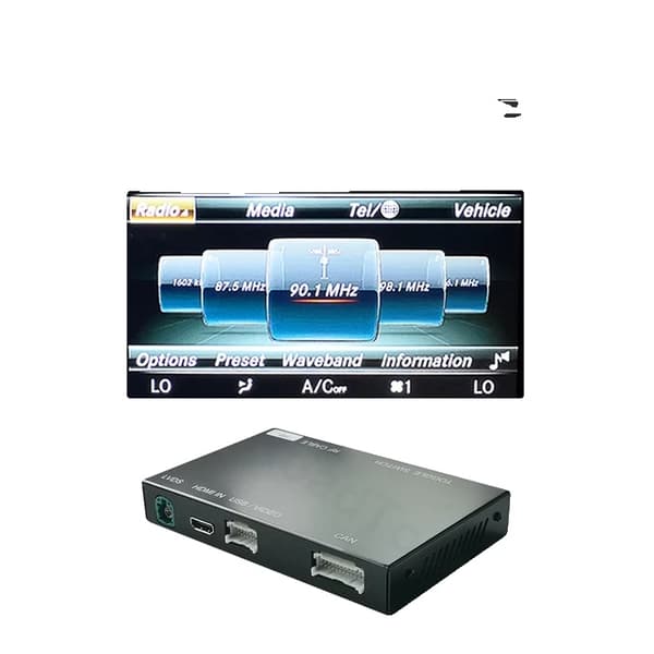Langaton CarPlay, Android Auto Mirror Link, AirPlay Car Play -toiminnot, NTG 50-Musta