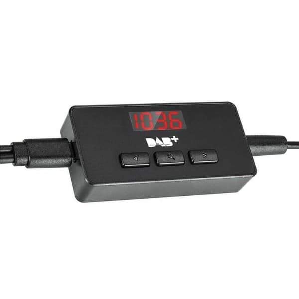 Digital radiomottagare, DAB/DAB+-kompatibilitet, integrerad FM-tuner