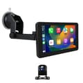 Miniatyrbillede 1 af 2: CarPlay Android Auto bilradio, trådløs forbindelse, 7 tommer touchskærm, 7 tommer enhed Cam