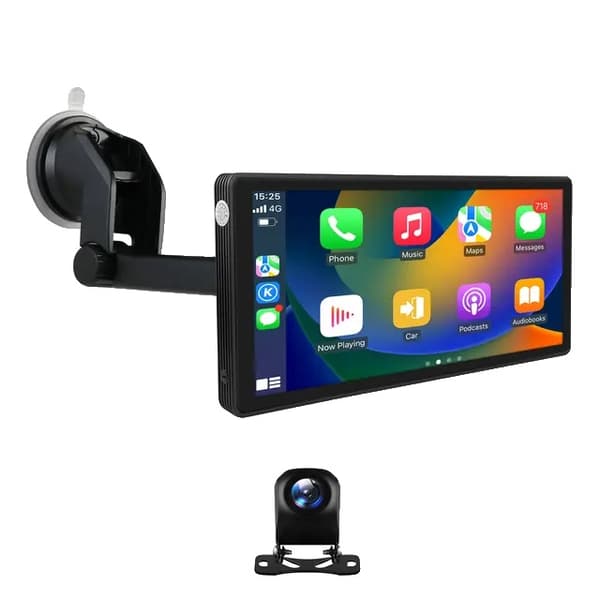 CarPlay Android Auto -autoradio, langaton yhteys, 7 tuuman kosketusnäyttö, 12,6 tuuman yksikkö Cam