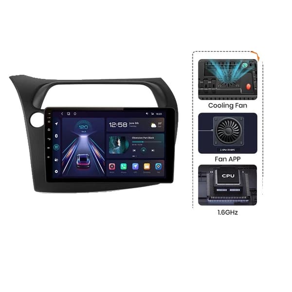 CarPlay-autoradio, Android Auto, GPS, 4G-WIFI 4GB-64GB