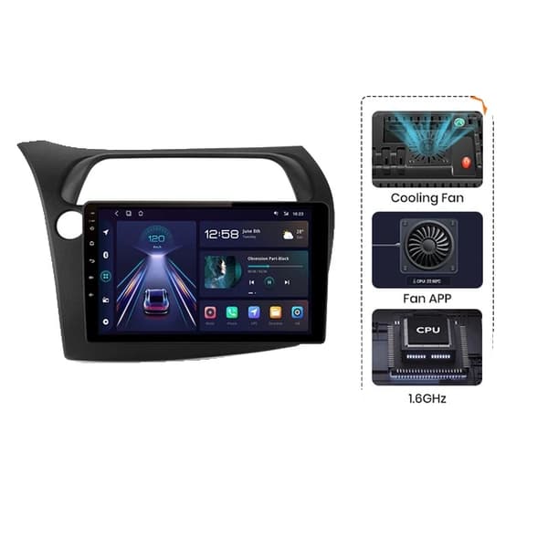CarPlay bilradio, Android Auto, GPS, 4G-WIFI 6GB-128GB