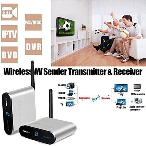NÖRDIC Wireless AV Sender 5.8GHz 8Channel 500M with IR input Wireless Audio