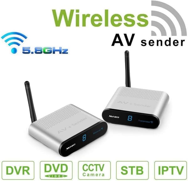 NÖRDIC Wireless AV Sender 5.8GHz 8Channel 500M with IR input Wireless Audio
