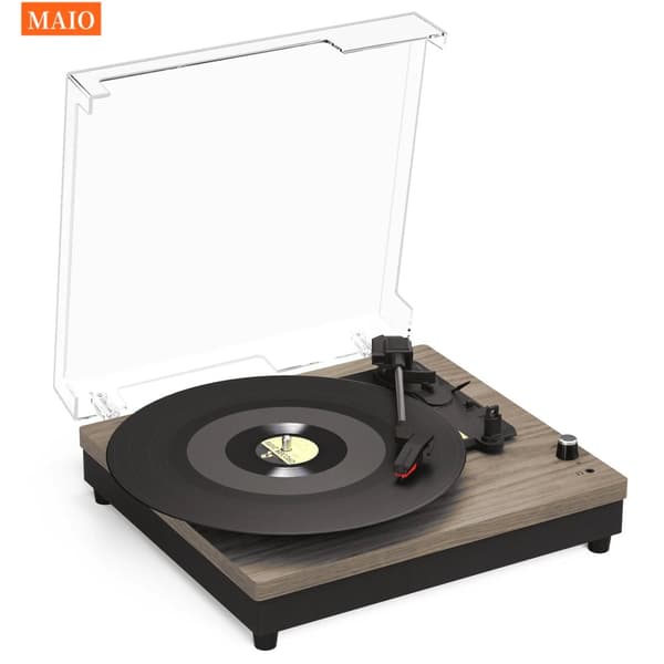 Vinyl Spinner, 3-hastigheters skivspelare, inbyggda stereohögtalare, anti-vibrations teknologi,Indigo