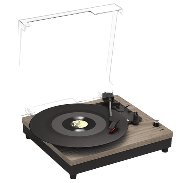 Vinyl Spinner, 3-hastigheters skivspelare, inbyggda stereohögtalare, anti-vibrations teknologi,Indigo