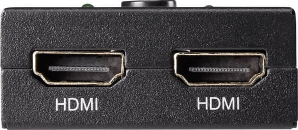 SpeaKa Professional 2 porte HDMI-switch Tovejs anvendelig 3840 x 2160 Pixel