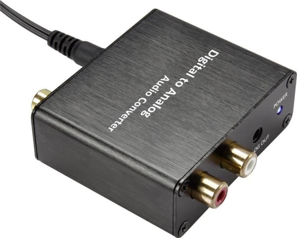 Audio Converter [Toslink Digital Cinch - Cinch Jack] Unidirectional (Uni) Speaka Professional Sp-Dac-Tk/Ck