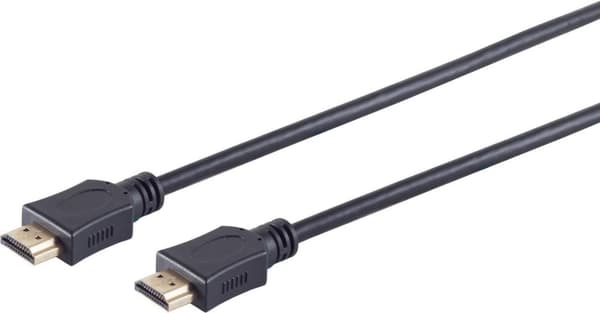 Helos - HDMI-kabel - HDMI hane till HDMI hane - 15 m - svart - stöder 4K 60 Hz (3840 x 2160) (77478-15-E)