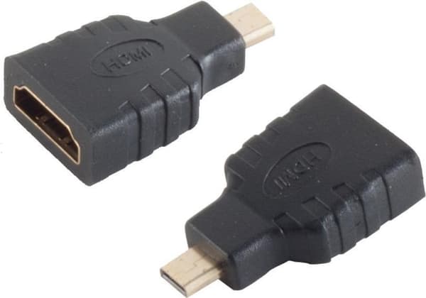 S/CONN maksimiliitäntäsovitin, HDMI-A-liitäntä HDMI-D-liittimeen mikro, 4K2K-yhteensopiva (77413)