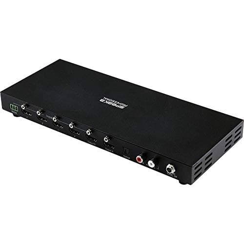 SpeaKa Professional 4x2-portar HDMI-switch med ljudportar 3840 x 2160 megapixlar svart