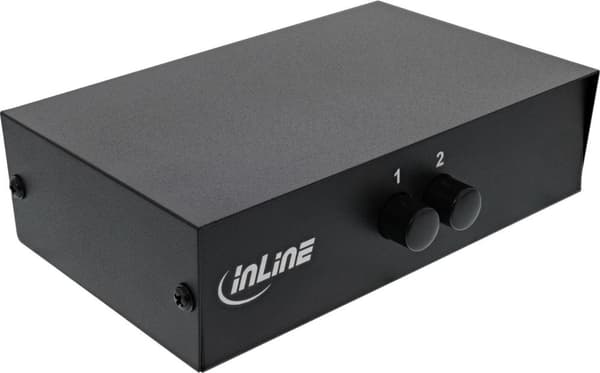 InLine - Video/Audio Switch - 2 x Composite Video/Audio - Desktop (89302I)