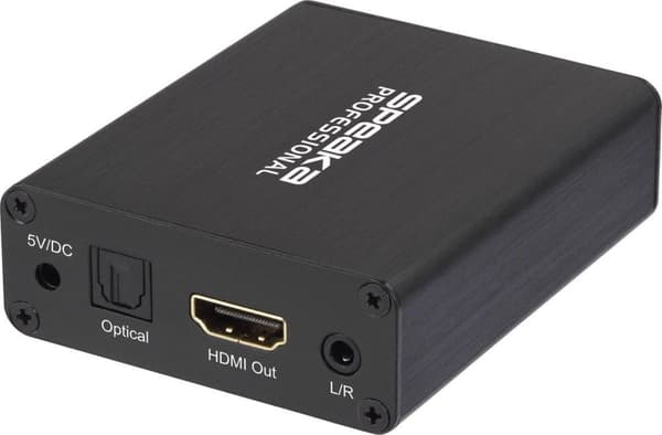 SpeaKa Professional Audio Extractor SP-AE-H/TC-04v2 [HDMI - HDMI, Toslink, Jack-plugg, Cinch] 3840 x 2160 pixlar