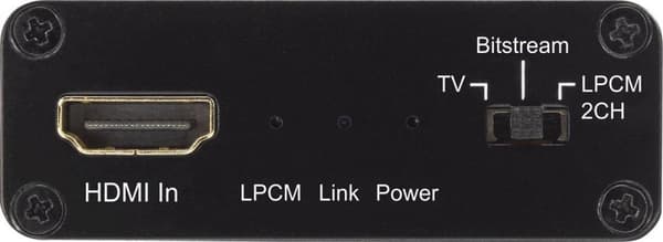 SpeaKa Professional Audio Extractor SP-AE-H/TC-04v2 [HDMI - HDMI, Toslink, Jack-plugg, Cinch] 3840 x 2160 pixlar