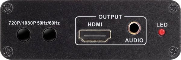 SpeaKa Professional AV Converter SP-SC/HD-02 [SCART - HDMI, Jack] 1920 x 1080 Pixel