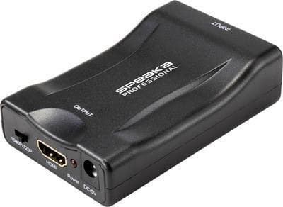 SpeaKa Professional AV Converter SP-9395928 [SCART - HDMI] 1920 x 1080 pikseliä (SP-9395928)