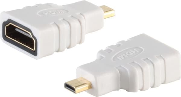 shiverpeaks ®-BASIC-S--adapter, HDMI-A kobling til HDMI-D stik mikro, hvid (BS77413-W)