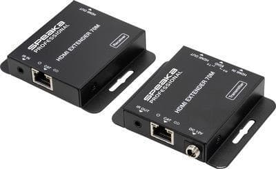 SpeaKa Professional SP-HDE-200 HDMI® HDMI-förlängare via nätverkskabel RJ45 70 m (SP-9424396)