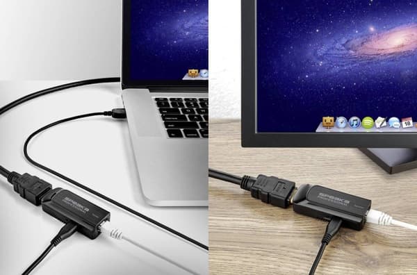 SpeaKa Professional HDMI Extender (förlängning) via nätverkskabel RJ45 50 m