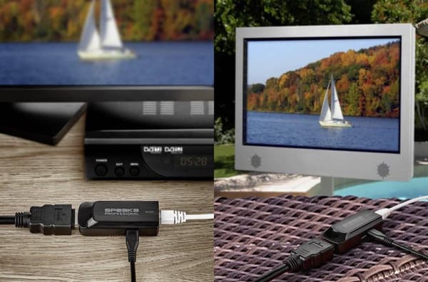 SpeaKa Professional HDMI Extender (förlängning) via nätverkskabel RJ45 50 m