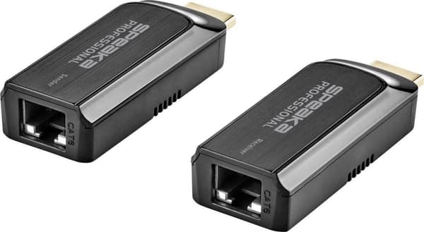 SpeaKa Professional HDMI Extender (förlängning) via nätverkskabel RJ45 50 m