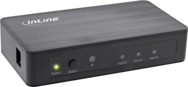 InLine - Video/Audio Switch - 3 x HDMI - Desktop (65018)