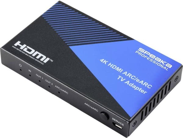 SpeaKa Professional AV-muunnin SP-HDA-500 [HDMI - HDMI] 3840 x 2160 pikseliä