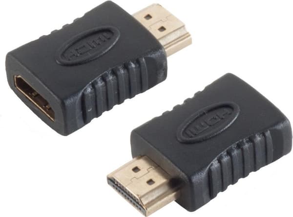 S/CONN maksimal tilslutningsadapter, HDMI-stik til HDMI-stik, guldbelagte kontakter, 4K2K-kompatibel (77408)
