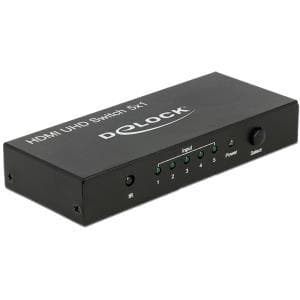 Delock HDMI UHD Switch 5 x HDMI ind > 1 x HDMI ud 4K (18685)