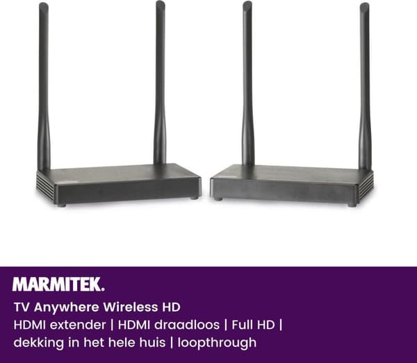 Marmitek - Lydkabel - Trådløs HD HDMI forlænger
