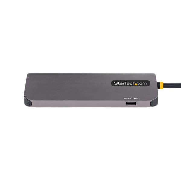 StarTech.com USB C Multiport Adapter - USB C till HDMI Adapter 4K 60Hz - 5Gbit/s USB-A 3.0 Hub - 100W Power Delivery Pass-Through - GbE - 30cm Kabel -