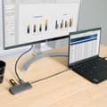 Miniatyrbild 10 av 11: StarTech.com USB C Multiport Adapter - USB C till HDMI Adapter 4K 60Hz - 5Gbit/s USB-A 3.0 Hub - 100W Power Delivery Pass-Through - GbE - 30cm Kabel -