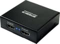 Pikkukuva 1 / 4: SpeaKa Professional SP-HDS-220 1+2-porttinen HDMI-jakaja Ultra HD -yhteensopiva 3840 x 2160 pikseliä musta