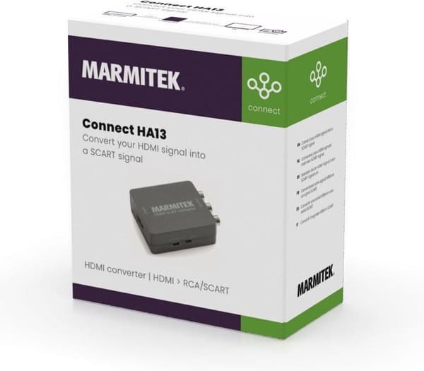 Marmitek Anslut HA13 HDMI till RCA/Scart-omvandlare