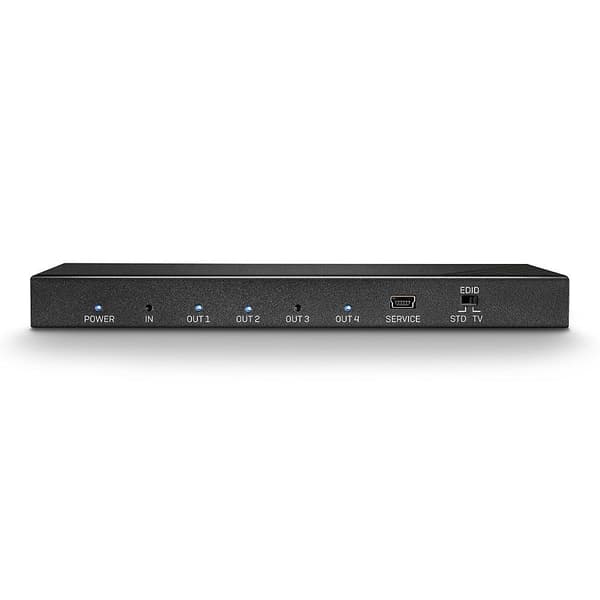 Lindy 38236 - HDMI - 4x HDMI - 3840 x 2160 pixlar - svart - metall - 4K Ultra HD (38236)