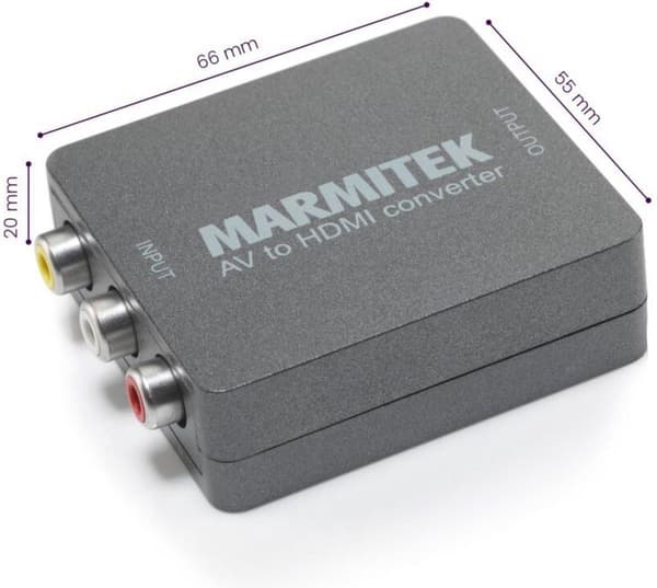 Marmitek Connect Ah31 RCA/Scart till HDMI-omvandlare