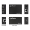 Miniatyrbild 7 av 8: Manhattan HDMI over Ethernet Extender Kit (HDMI-signalförlängning (1080p upp till 50m) via en Cat6 nätverkskabel/infrarött stöd) 207461