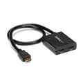 Miniatyrbillede 1 af 7: StarTech.com 4K HDMI 2-ports videosplitter - USB eller strømadapter - 4K 30Hz - Video/lydsplitter - 2 x HDMI - Desktop (ST122HD4KU)