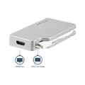 Miniatyrbild 4 av 6: StarTech Aluminium A/V reseadapter: 4-i-1 USB-C till VGA, DVI, HDMI eller mDP - 4K