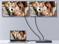 Pikkukuva 4 / 5: Varusteet 332716 - HDMI - 2x HDMI - 3840 x 2160 pikseliä - musta - alumiini - 4K Ultra HD (332716)